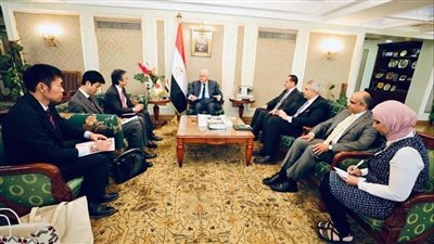 وزير التعليم العالى يبحث سبل دعم التعاون المشترك مع سفير اليابان بالقاهرة