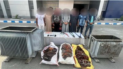 ضبط عناصر تشكيل عصابي لارتكابهم واقعة سرقة محولين كهرباء بالشرقية