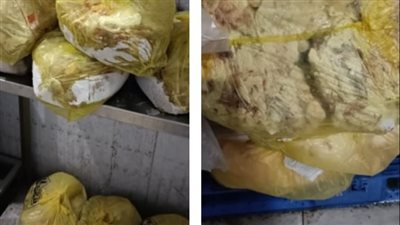 ضبط المسئول عن مخزن لتجهيز اللحوم الخاصة بأحد المطاعم بالقاهرة 