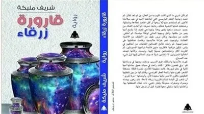 غدا.. المركز الدولي للكتاب يناقش رواية «قارورة زرقاء» لـ شريف مليكة