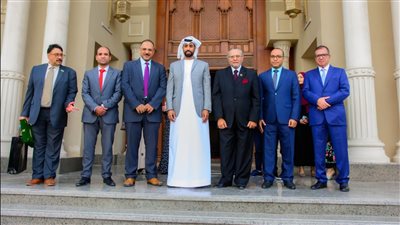 الآثاريين العرب تكرّم الشيخ محمد بن نهيان بن مبارك آل نهيان