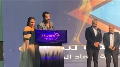 شريف سلامة يفوز بجائزة أفضل ممثل في مهرجان الفضائيات العربية 