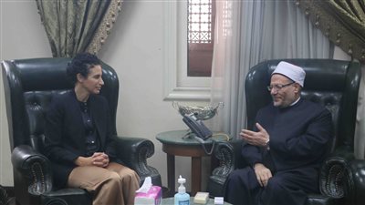 مفتي الجمهورية يستقبل سفيرة قبرص في القاهرة 