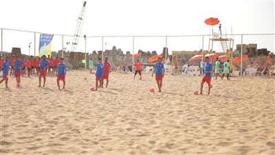 محافظة الإسكندرية تستضيف مباريات الدوري المصري بشاطئ إسحاق حلمي