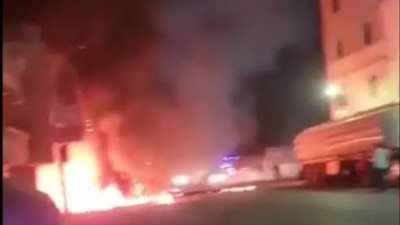 تفاصيل نشوب حريق في بنزينة بعزبة الإصلاح بالمنوفية