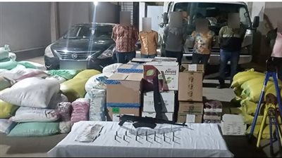  كشف ملابسات سرقة سيارة محملة بالمواد التموينية فى الشرقية