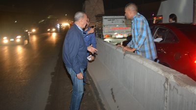 محافظ القليوبية يتابع أعمال تصريف مياه الأمطار بالطرق الرئيسية (صور)