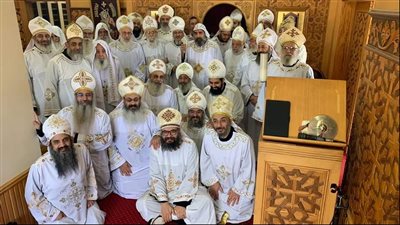 ختام لقاء مجمع كهنة المحلة الكبرى بدير الشهيد مار مينا بالإسكندرية