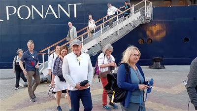 محافظة الإسكندرية تستقبل السفينة السياحية الفرنسية Le Bougainville 