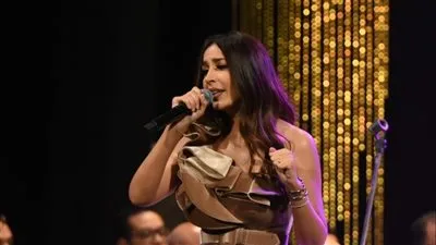 جنات تحيي حفل مهرجان الموسيقى العربية بالإسكندرية