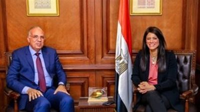 وزيرا الرى والتعاون الدولي يناقشان موقف مشروعات الأمن المائي والغذائي 