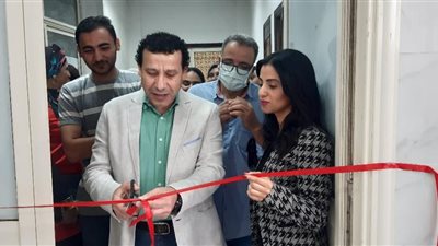 صور.. افتتاح معمل ترميم النحت المعماري بكلية الفنون التطبيقية ببنها