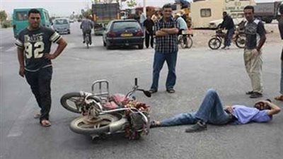 إصابة شخصين في حادث سير ببورسعيد