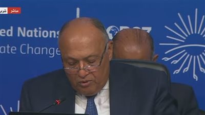 شكري يعلن أماكن انعقاد دورات قمم المناخ المقبلة (فيديو)