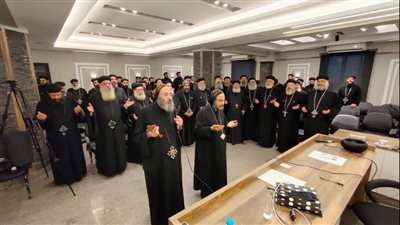 اجتماع مجمع كهنة أبو قرقاص بدير الشهيد مار مينا 