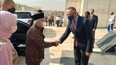نائب رئيس أندونسيا والوفد المرافق في ضيافة المتحف القومي للحضارة المصرية