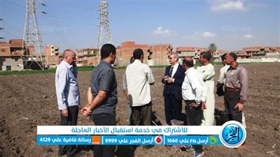 جولة ميدانية لوكيل زراعة الفيوم لحقول القمح المستهدف زراعتها على مصاطب