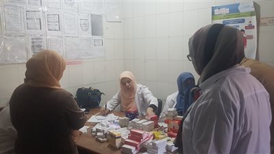 جامعة بنها تنظم قافلة طبية بقرية ترسا بطوخ 