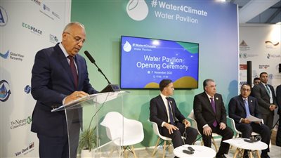 وزير الري يعلن عن الانطلاق الرسمي لجناح المياه بمؤتمر المناخ COP27