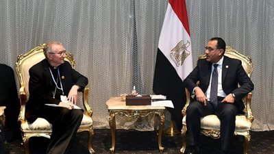 أمين سر دولة حاضرة الفاتيكان يلتقي رئيس الوزراء المصري