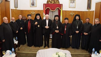 بطريرك الأقباط الكاثوليك يستقبل أمين سر دولة الفاتيكان