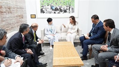 وزيرة التخطيط والتنمية الاقتصادية تلتقي بمحافظ مدينة طوكيو اليابانية