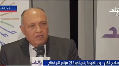 وزير الخارجية: إدراج خسائر التغيرات المناخية على قمة المناخ يُعد نجاحًا للرئاسة المصرية