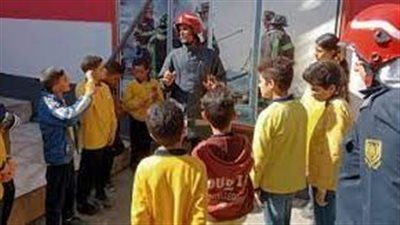  الحماية المدنية تنظم زيارة لعدد من تلاميذ إحدى المدارس بالغربية