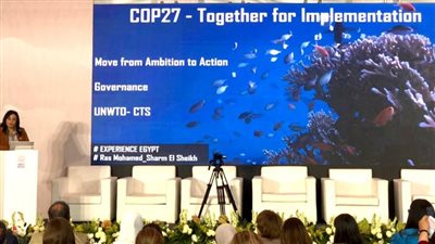 نائب وزير السياحة والآثار تشارك كمتحدث في اجتماع لجنة السياحة والمستدامة CTS خلال cop27