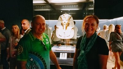 منطقة آثار الأهرامات والمتحف المصري بالتحرير يستقبلان رئيس جمهورية جزر الكوك