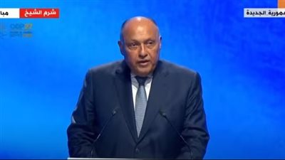 وزير الخارجية: برنامج شرم الشيخ للتكيف يساعد أكثر من 4 مليارات نسمة
