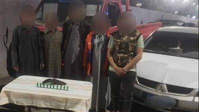 ضبط 5 أشخاص بالقاهرة لشروعهم في سرقة موقع تحت الإنشاء 