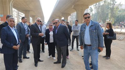  محافظ الجيزة يتابع الأعمال النهائية لتغطية ترعه المريوطية