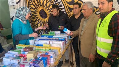 جامعة السادات تنظم قافلة طبية بعزبة المعداوي ضمن 