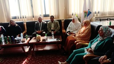 زيارة فريق من وحدة الجودة والاعتماد لكلية التربية بجامعة بنها