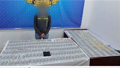 ضبط أحد الأشخاص بالقاهرة لقيامه بالاتجار غير المشروع فى النقد الأجنبى