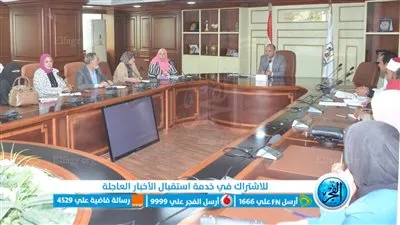 سكرتير بني سويف يناقش أنشطة وجهود ضبط الزيادة السكانية