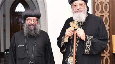 البابا تواضروس يستقبل الأنبا بولس