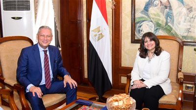 وزيرة الهجرة تشارك في لقاء المجلس المصري البريطاني