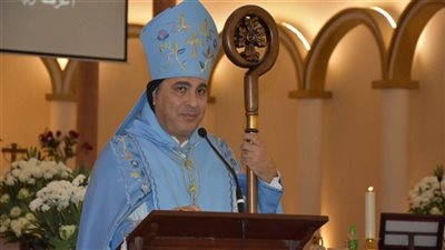 المطران شارل مراد يحتفل بأحد بشارة العذراء