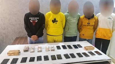  القبض على 5 تجار مخدرات بحوزتهم 1400 كيلو حشيش بالسلام 