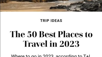 “ترافل لاند”: مصر من أفضل المقاصد السياحية للسفر خلال عام 2023