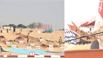 رئيس الأركان يشهد بيانا للتكتيكات الصغرى والمهارة لإحدى وحدات المنطقة المركزية 