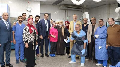 نجاح عملية غلق قناة شريانية بالقلب بمستشفيات جامعة المنوفية