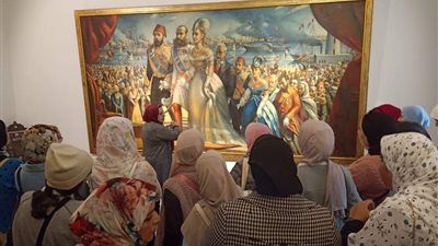 جولة فنية بكلية الفنون الجميلة ومتحفي محمود سعيد.. بالملتقى الثاني عشر لثقافة وفنون المرأة