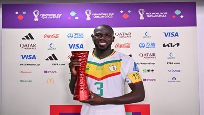 عاجل.. كوليبالي يحصل على جائزة أفضل لاعب في مباراة السنغال والإكوادور في كأس العالم