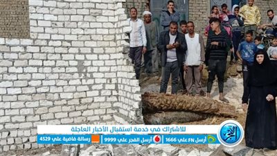 إزالة حالة تعد بالبناء على الأراضي الزراعية بدار السلام بالفيوم 