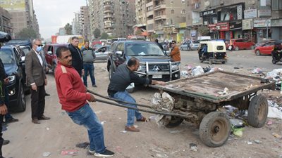 محافظ القليوبية يتابع أعمال النظافة بشبرا الخيمة