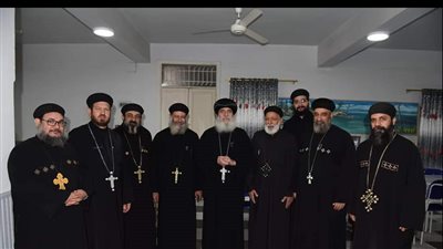 رسامة شمامسة لكنيسة مار جرجس ببني سويف