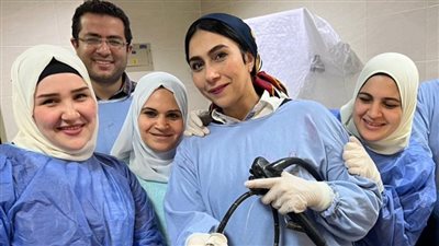 استخراج تليفون محمول من بطن شاب بالمستشفى الجامعي المنصورة